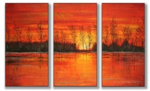 autumn-sunset-triptych-art